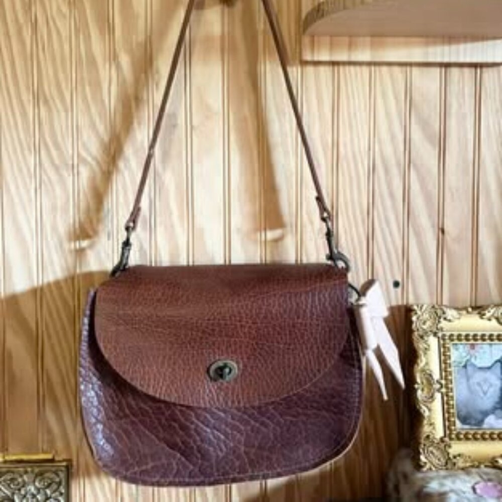 Go Forth Goods Large Vivian In Cognac In Mocha Ac… - image 1